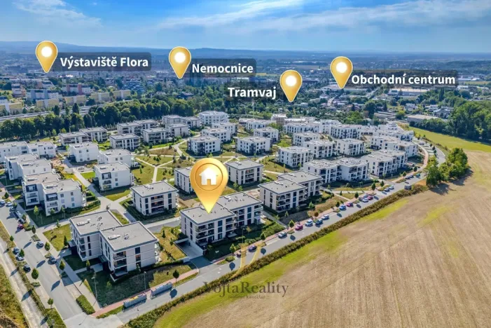 Prodej bytu 2+kk, Olomouc, Milana Ticháka, 63 m2
