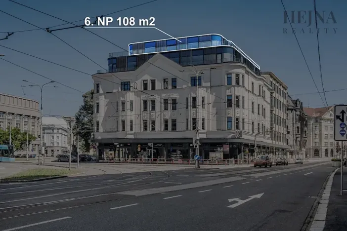 Pronájem kanceláře, Ostrava, náměstí Dr. E. Beneše, 108 m2