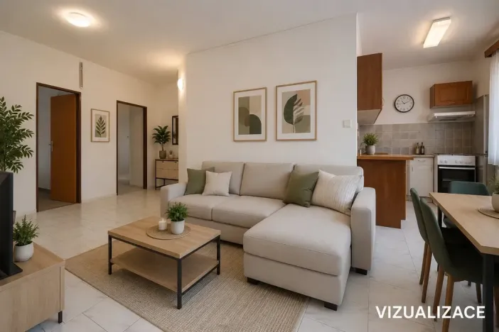 Pronájem bytu 2+1, Sulislav, 47 m2