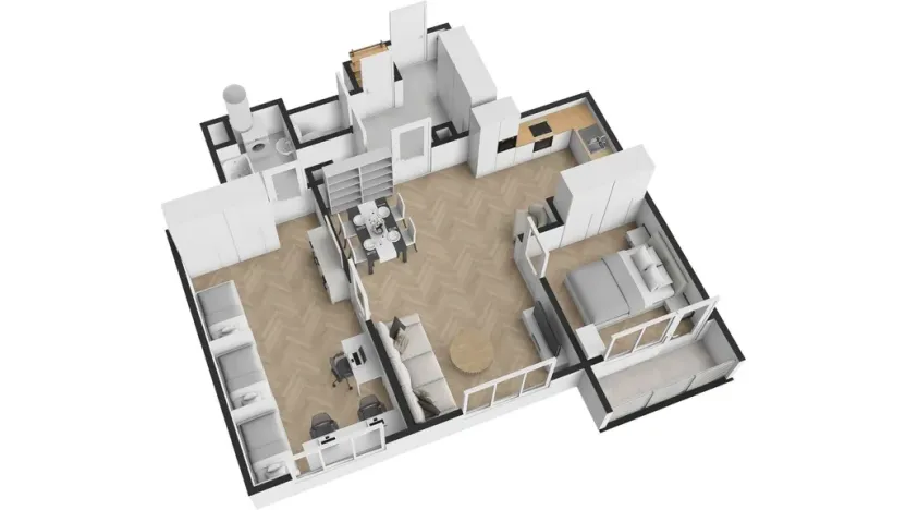 Pronájem bytu 3+kk, Praha - Libeň, Sokolovská, 86 m2