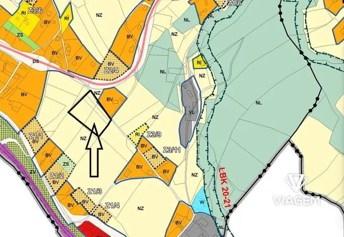 Prodej pole, Malé Svatoňovice, 7724 m2