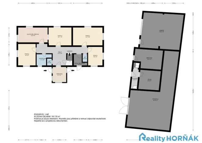 Prodej rodinného domu, Týn nad Vltavou - Malá Strana, Nádražní, 76 m2