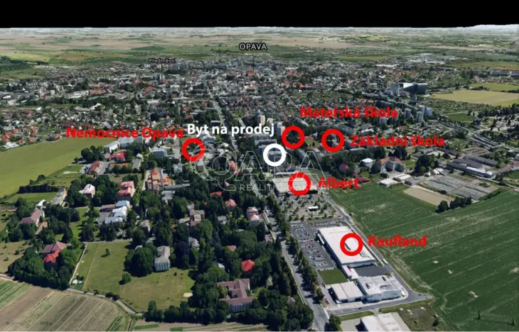 Prodej bytu 3+1, Opava - Předměstí, Olomoucká, 63 m2