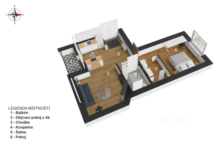 Prodej bytu 2+kk, Beroun - Beroun-Město, Hrnčířská, 56 m2