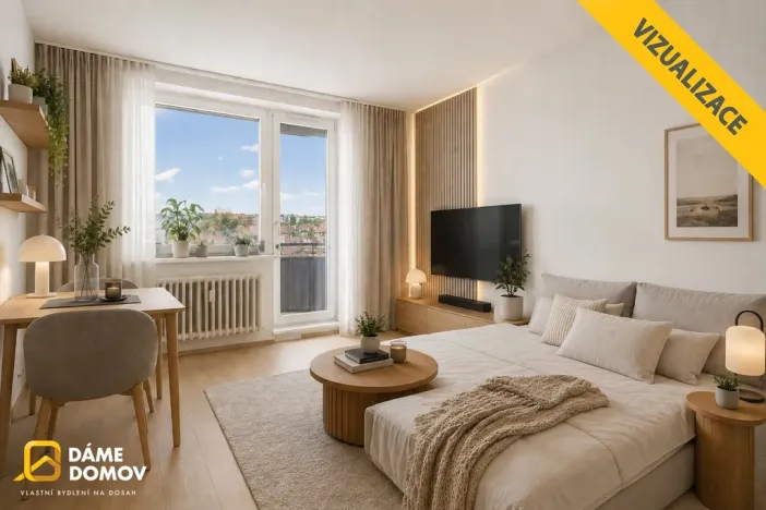 Prodej bytu 1+kk, Uherské Hradiště, Jindřicha Pruchy, 28 m2