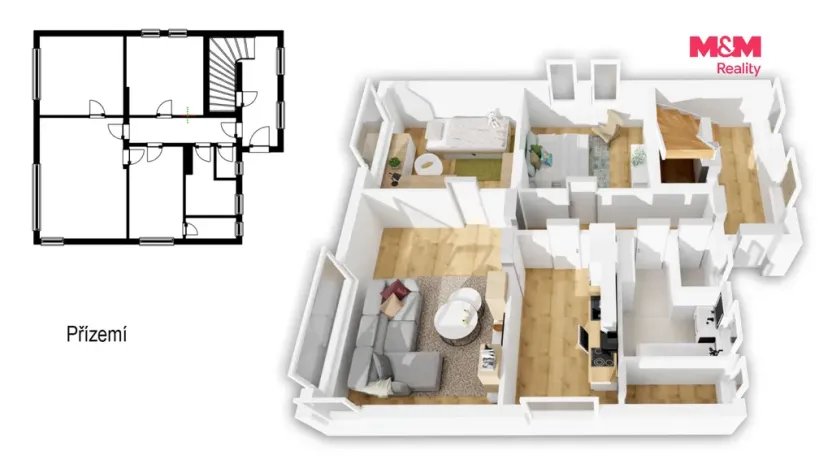 Prodej rodinného domu, Chrášťany, 148 m2