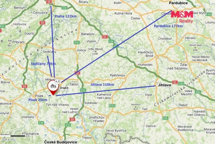 Prodej zemědělské usedlosti, Dražíč - Vranov, 112 m2