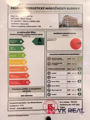 Prodej bytu 2+kk, Praha - Břevnov, Šlikova, 63 m2