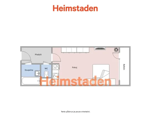 Pronájem bytu 1+kk, Karviná - Hranice, Čsl. armády, 28 m2