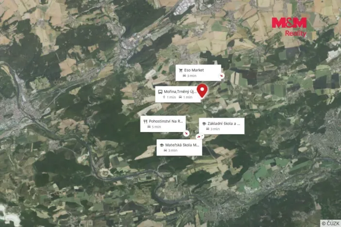 Prodej rodinného domu, Mořina - Trněný Újezd, 44 m2