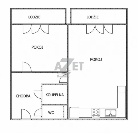 Prodej bytu 2+kk, Ostrava - Bělský Les, Jiřího Herolda, 48 m2
