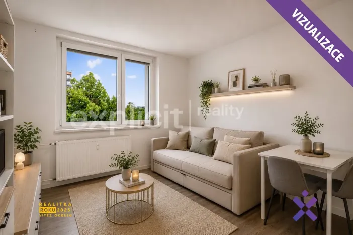 Prodej bytu 1+kk, Zlín, třída Tomáše Bati, 22 m2
