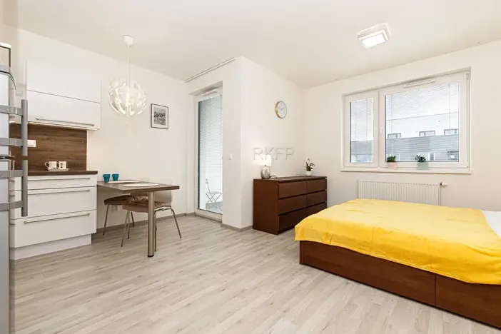 Pronájem bytu 1+kk, Praha - Vysočany, Strnadových, 33 m2