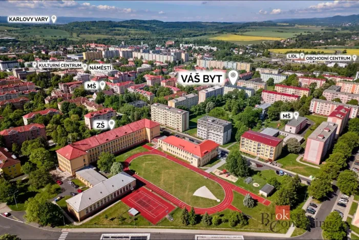 Prodej bytu 2+1, Ostrov, Masarykova, 55 m2