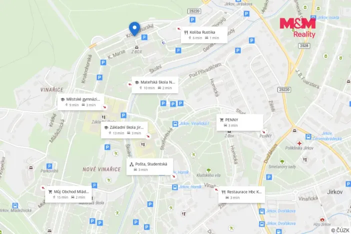 Prodej bytu 1+1, Jirkov, Krušnohorská, 36 m2