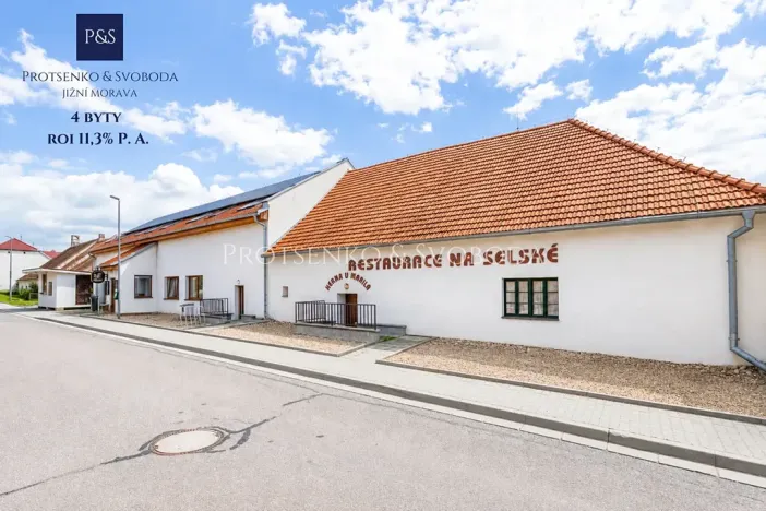 Prodej činžovního domu, Dobšice, Lahoferova, 866 m2