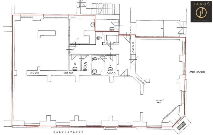 Pronájem restaurace, Praha - Bubeneč, Jana Zajíce, 145 m2