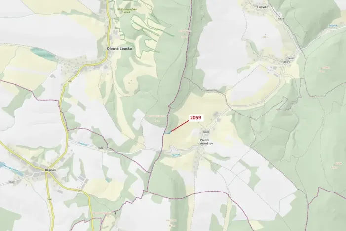 Dražba lesa, Městečko Trnávka, 2241 m2