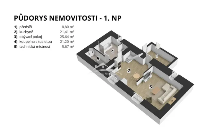 Prodej chalupy, Hojovice, 168 m2