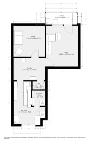 Pronájem bytu 2+1, Brno, Vondrákova, 50 m2