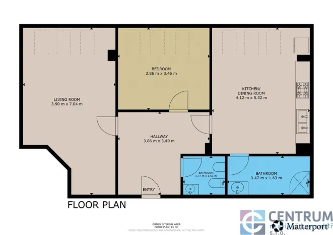 Pronájem bytu 3+kk, Jablonec nad Nisou, Liberecká, 81 m2