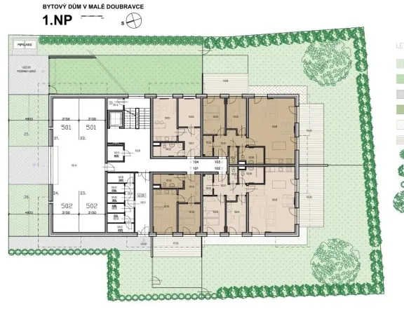 Prodej bytu 2+kk, Plzeň, V Malé Doubravce, 40 m2