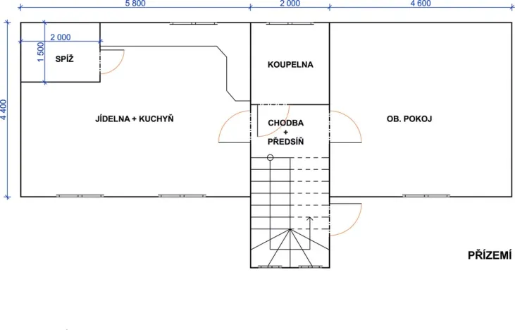 Prodej rodinného domu, Ledce, 140 m2