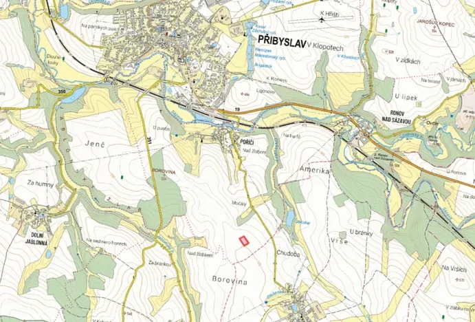 Prodej pole, Přibyslav, 5979 m2