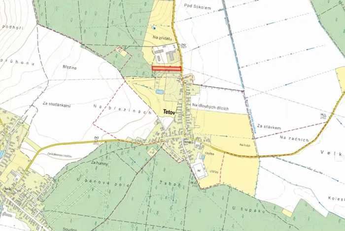 Prodej pole, Tetov, 5124 m2