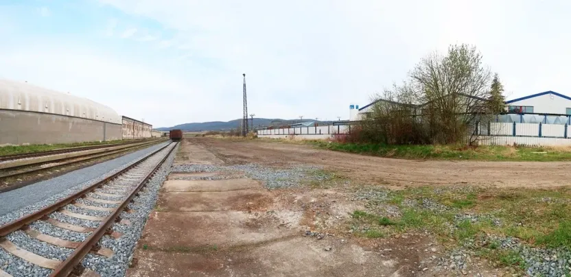 Pronájem komerčního pozemku, Hostomice, Nádražní, 500 m2