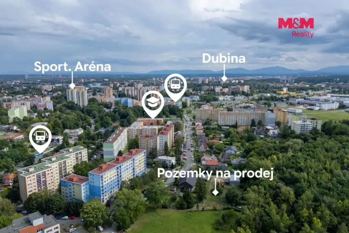 Prodej pozemku pro bydlení, Ostrava - Zábřeh, 588 m2