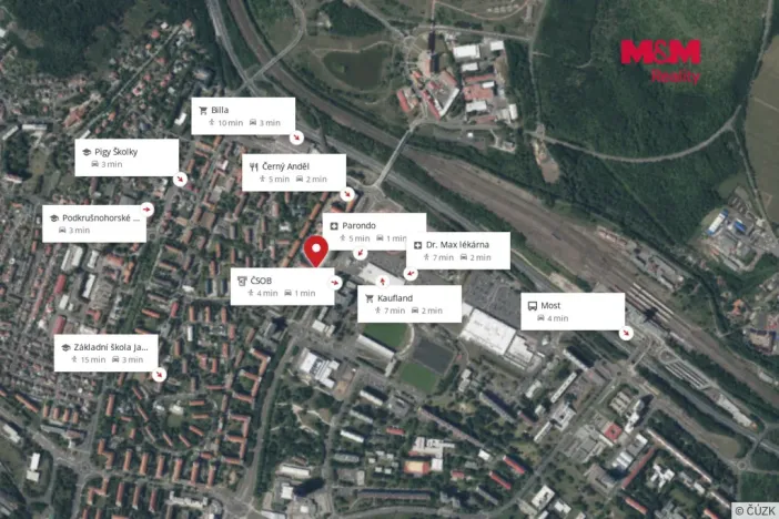 Prodej bytu 3+1, Most, tř. Budovatelů, 78 m2