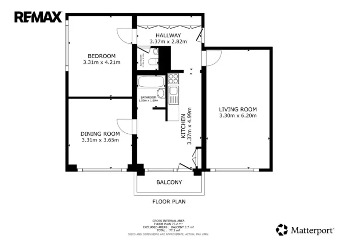 Prodej bytu 3+1, Zlín - Malenovice, Tyršova, 83 m2