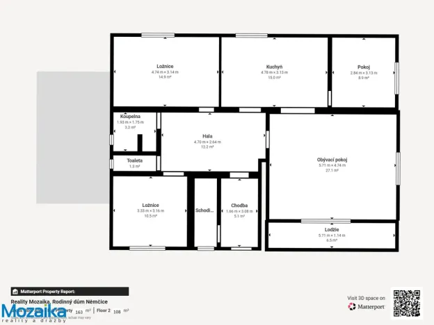 Prodej rodinného domu, Němčice, 108 m2