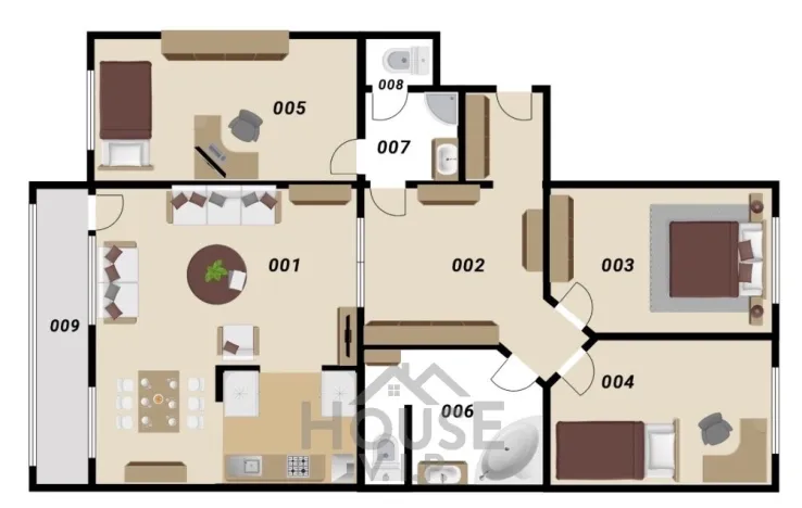 Prodej bytu 4+kk, Praha - Čimice, Křivenická, 106 m2