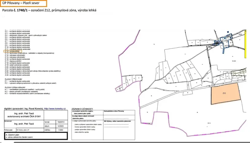 Prodej komerčního pozemku, Chotěšovičky, 76524 m2