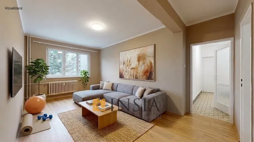Prodej bytu 2+1, České Budějovice - České Budějovice 5, Dobrovodská, 53 m2