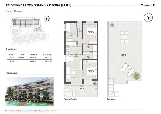 Prodej bytu 4+kk, San Javier, Murcia, Španělsko, 78 m2