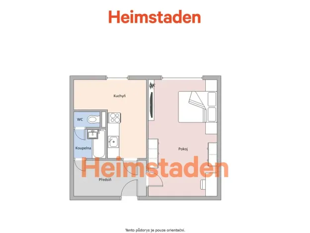 Pronájem bytu 1+1, Karviná - Hranice, Rudé armády, 36 m2