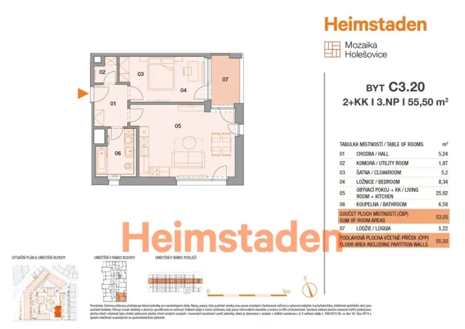 Pronájem bytu 2+kk, Praha - Holešovice, Vrbenského, 55 m2