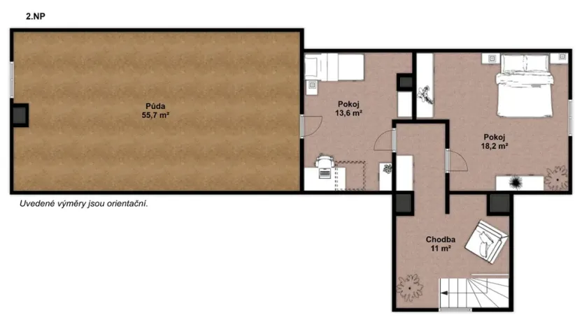 Prodej vícegeneračního domu, Víska u Jevíčka, 174 m2