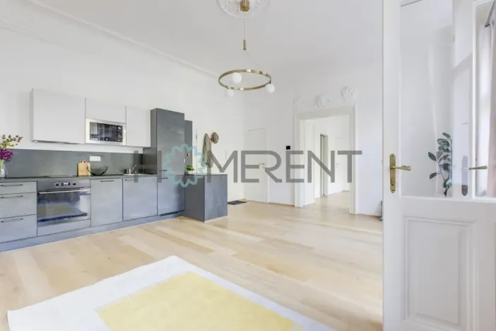 Pronájem bytu 2+kk, Praha - Karlín, Kaizlovy sady, 53 m2
