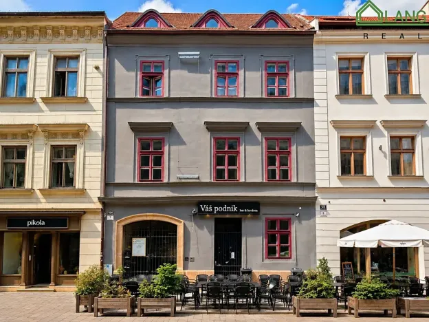 Pronájem restaurace, Brno, Jakubská, 233 m2