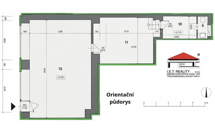 Pronájem obchodního prostoru, Brno, Radnická, 75 m2