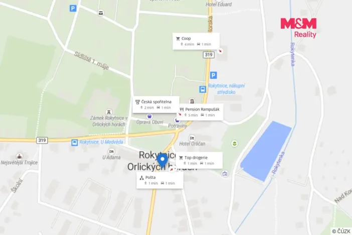 Prodej ubytování, Rokytnice v Orlických horách, náměstí T. G. Masaryka, 431 m2