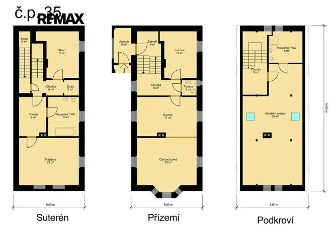 Prodej rodinného domu, Velemín, 160 m2