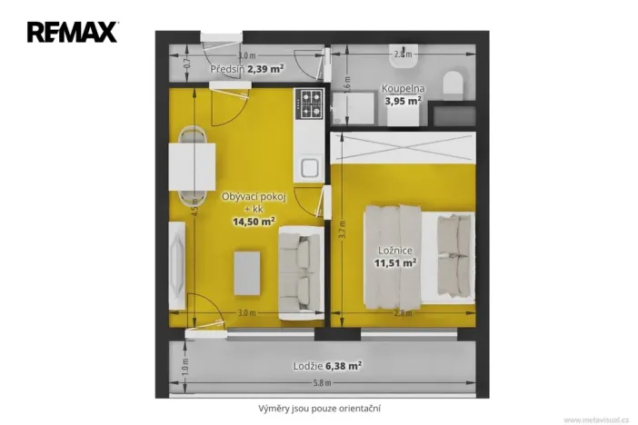 Prodej bytu 1+1, Praha - Braník, Jílovská, 36 m2