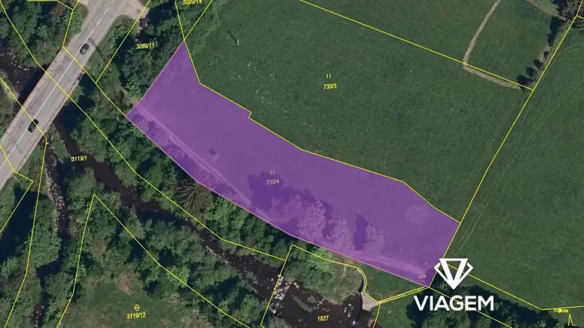 Prodej podílu pole, Prostřední Bečva, 438 m2