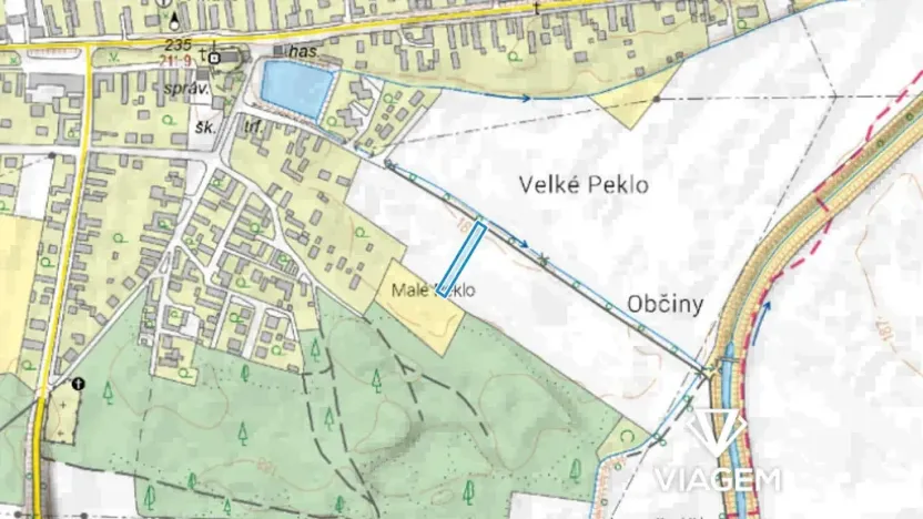 Prodej podílu pole, Kostelní Lhota, 287 m2