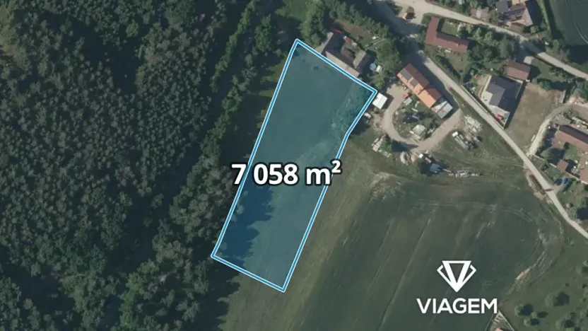 Prodej podílu pole, Jarošov nad Nežárkou, 1764 m2